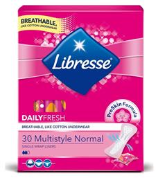 Libresse Daily Fresh Multistyle Normal Σερβιετάκια 30τμχ