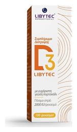 D3 Βιταμίνη 2000iu Πορτοκάλι 20ml Libytec