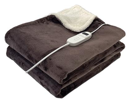 Cuddle Mocha Double Ημίδιπλη Ηλεκτρική Κουβέρτα Πλενόμενη Καφέ 160W 130x180εκ. Life