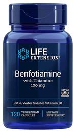 Benfotiamine with Thiamine 100mg 120 φυτικές κάψουλες Life Extension