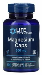 Magnesium Caps 500mg 100 φυτικές κάψουλες Life Extension