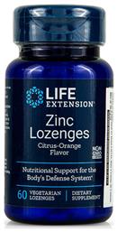 Zinc Lozenges 24mg 60 παστίλιες Life Extension