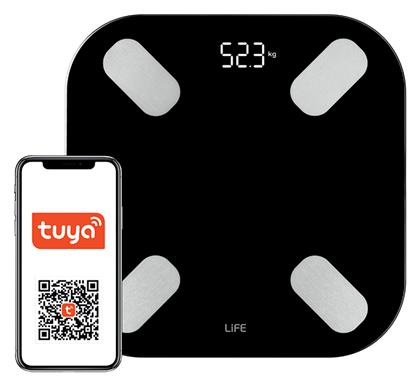 Fit Smart Bluetooth Tuya Smart Smart Ζυγαριά με Bluetooth σε Καφέ χρώμα Life