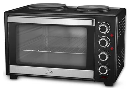 Ηλεκτρικό Φουρνάκι 38lt με 2 Εστίες και Αέρα Life