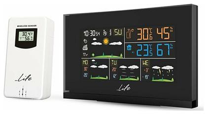 Smartweather Tundra Curved Ασύρματος Μετεωρολογικός Σταθμός Ψηφιακός Επιτραπέζιος Life