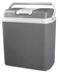 Thermoelectric Cooler Box Ηλεκτρικό Φορητό Ψυγείο 20lt 12V / 220V Γκρι Life