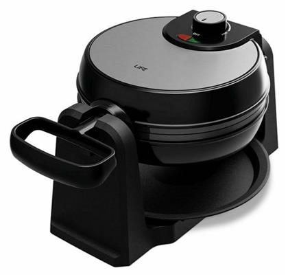 Waffle Pro Rotary Βαφλιέρα 4 Θέσεων σε Ορθογώνιο Σχήμα 1000W Life