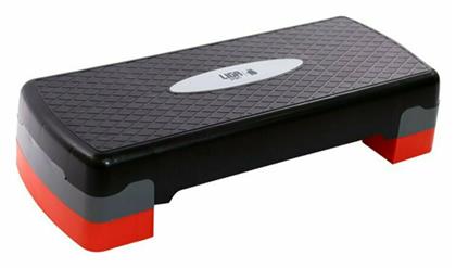Aerobic Stepper με Ρυθμιζόμενο Ύψος Μαύρο/Κόκκινο Liga Sport