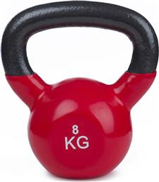 Liga Sport Kettlebell Βινυλίου 8kg Κόκκινο από το Plus4u