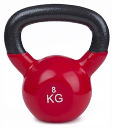 Liga Sport Kettlebell Βινυλίου 8kg Κόκκινο