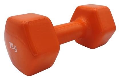 Βαράκι Εξάγωνο Βινυλίου 1 x 7kg Κόκκινο Liga Sport