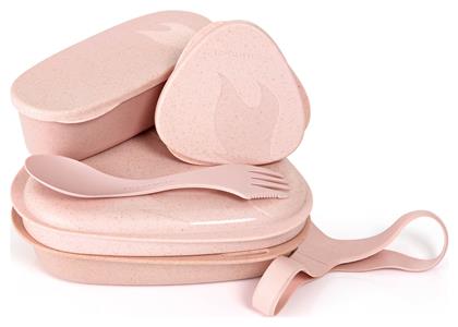 Bio Σετ Φαγητού για Camping 6 Τεμαχίων Ροζ Light My Fire