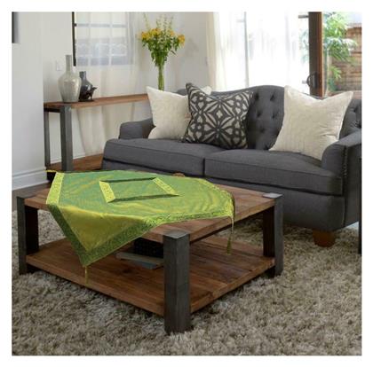 Καρέ Τραπεζομάντηλο Σετ 4τμχ 6/110 Emerald 100x100εκ. Linea Home
