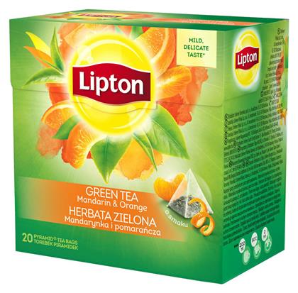 Πράσινο Τσάι Μανταρίνι-Πορτοκάλι 20gr Lipton