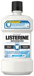 Listerine Advanced White Mild Taste Στοματικό Διάλυμα για Λεύκανση 500ml