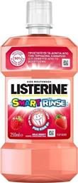 Listerine Στοματικό Διάλυμα Smart Rinse 250ml με Γεύση Mild Berry για 6+ χρονών από το Pharm24