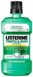 Teeth & Gum Defence Στοματικό Διάλυμα κατά της Πλάκας 500ml Listerine