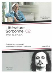 Littérature Sorbonne C2 2019-2020 - Βουνουσάκη Θεανώ
