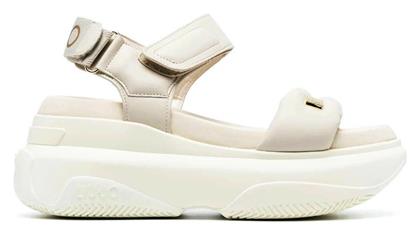 Γυναικεία Σανδάλια με Λουράκι Flatforms σε Μπεζ Χρώμα Liu Jo