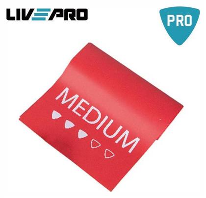 Λάστιχο Γυμναστικής Loop Μέτριο Κόκκινο Live Pro