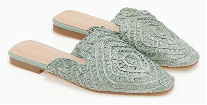 Loafers με πλεκτο σχέδιο - Πράσινο - Issue Fashion