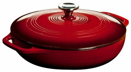 Ρηχή Κατσαρόλα από Μαντέμι 3.4lt / 36.5cm Lodge