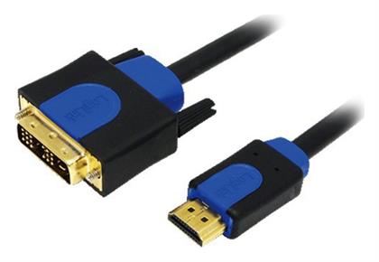 Cable DVI-D male - HDMI male 3m (CHB3103) LogiLink