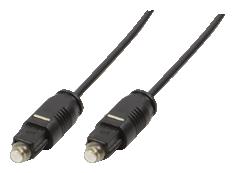 Optical Audio Cable TOS male - TOS male Μαύρο 5m (CA1010) LogiLink