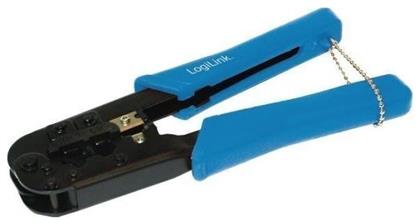 Πρέσα Ακροδεκτών Δικτύου RJ12, RJ11, RJ45 με Απογυμνωτή LogiLink