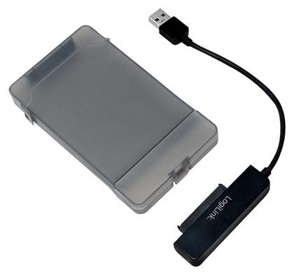 USB 3.0 to 2.5-Inch SATA Adapter with Protective Case Διάφανο (AU0037) LogiLink