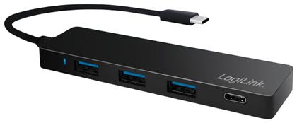 USB 3.1 Hub 4 Θυρών με σύνδεση USB-C LogiLink