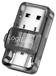 USB-C Bluetooth 5.0 Adapter με Εμβέλεια 10m Γκρι (BT0054) LogiLink