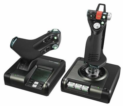 Logitech G Saitek X52 Pro Flight Joystick Ενσύρματο Συμβατό με PC από το e-shop