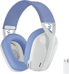 Logitech G435 Lightspeed Ασύρματο Over Ear Gaming Headset με σύνδεση Bluetooth / USB Λευκό από το e-shop