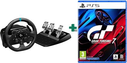 Logitech G923 Trueforce Τιμονιέρα με Πετάλια για PC / PS4 / PS5 με 900° Περιστροφής & Gran Turismo 7 Playstation 5 από το Media Markt