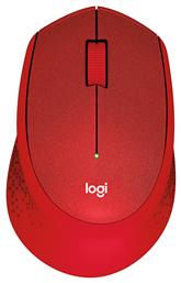 M330 Silent Plus Ασύρματο Mini Ποντίκι Κόκκινο Logitech