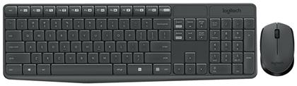 MK235 Ασύρματο - Σετ με Ποντίκι Αγγλικό US Logitech