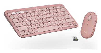 Pebble 2 Ασύρματο - Σετ με Ποντίκι Αγγλικό US Logitech