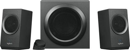 Logitech Z337 Ασύρματα Ηχεία Υπολογιστή 2.1 με Bluetooth και Ισχύ 40W σε Μαύρο Χρώμα από το Media Markt