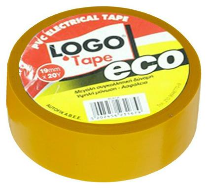 Μονωτική Ταινία 19mm x 20m Eco Κίτρινη Κίτρινη Logo