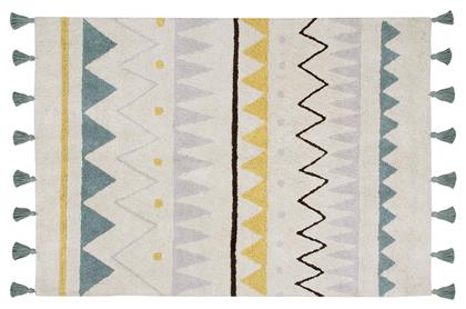 Παιδικό Χαλί Βαμβακερό 140x200cm Azteca Vintage Blue Lorena Canals