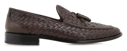 Δερμάτινα Ανδρικά Loafers σε Καφέ Χρώμα Lorenzo Russo