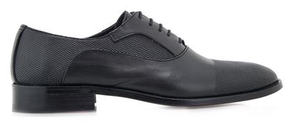 Δερμάτινα Ανδρικά Oxfords Μαύρα Lorenzo Russo