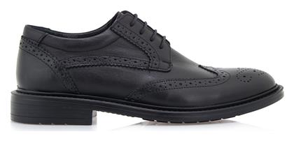 Δερμάτινα Ανδρικά Oxfords Μαύρα Lorenzo Russo