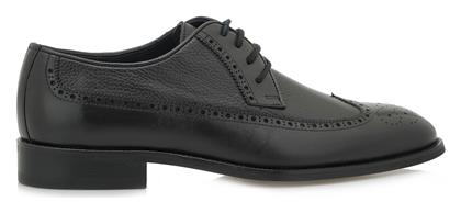 Δερμάτινα Ανδρικά Oxfords Μαύρα Lorenzo Russo