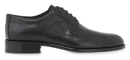Δερμάτινα Ανδρικά Oxfords Μαύρα Lorenzo Russo