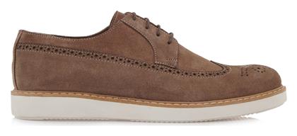 LORENZO RUSSO OXFORDS Q524B5342547 - ΠΟΥΡΟ ΚΑΣΤΟΡΙ 1534-TAUPE SUEDE - Lorenzo Russo