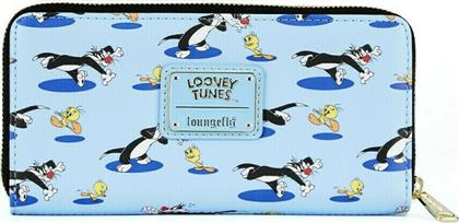 Loungefly Looney Tune Tweety & Sylvester Παιδικό Πορτοφόλι Κερμάτων με Φερμουάρ για Αγόρι Γαλάζιο LTWA0005