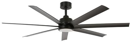 40W με Φως 142cm Μαύρος Atlanta DC Lucci Air