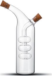 Luigi Ferrero Γυάλινο Μπουκάλι Λαδιού Ξιδιού σε Σχεδιασμό 2 σε 1 από το Hellas-tech